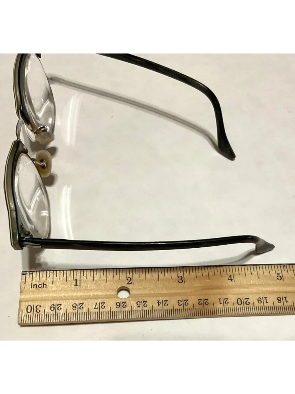 Vtg 1950s Cat Eye Horn Rimmed Eyeglasses Pair Of 2 Silver & Black Frames Women’s